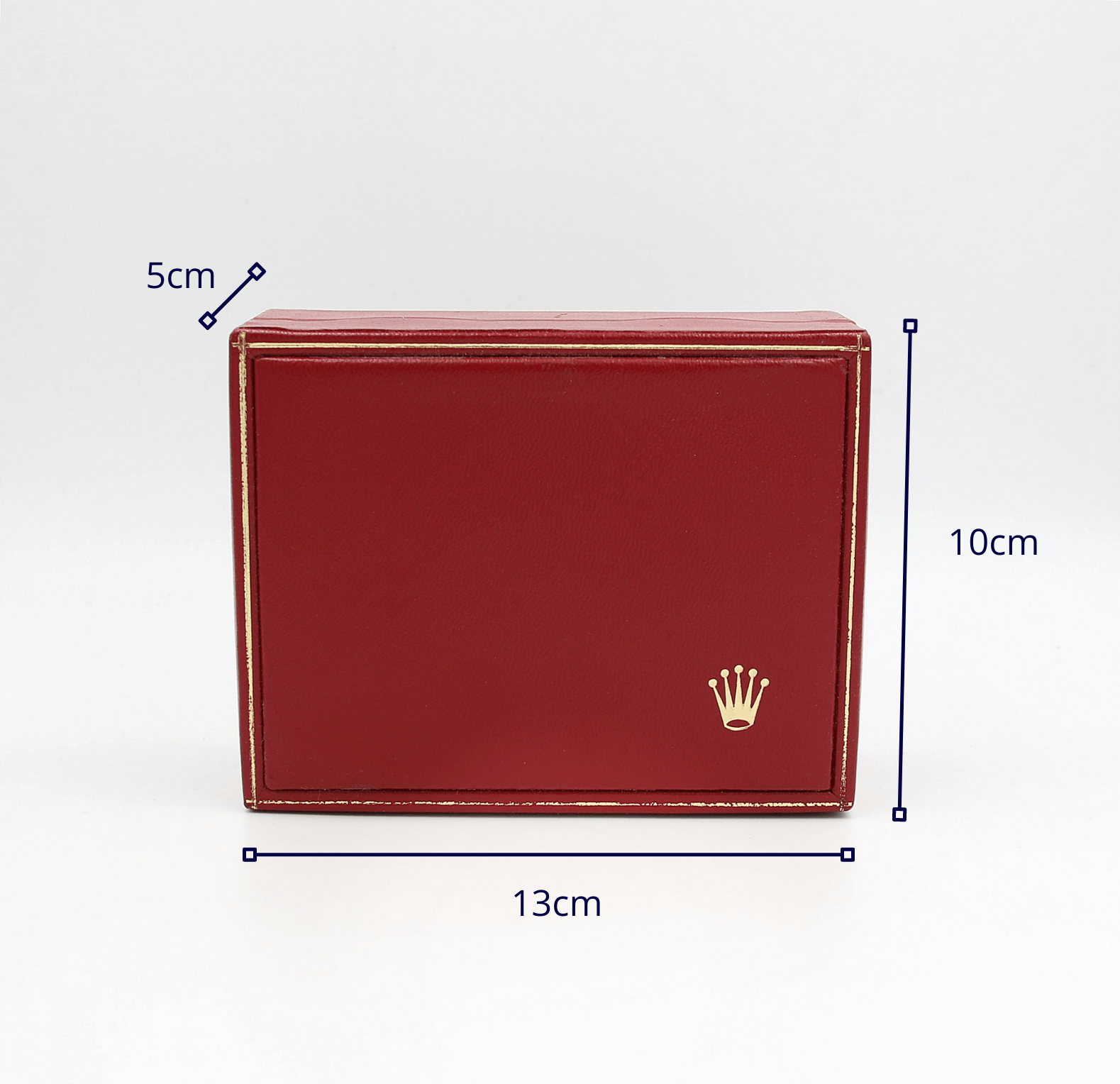 Rolex Watch Box | Vintage Lady Red and Gold 14.00.02 – Debonar Watches Sp. z o.o