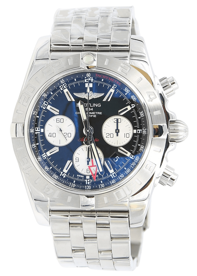 Breitling Chronomat 44 GMT Chronograph ref. AB042011/BB56 Steel Bracelet