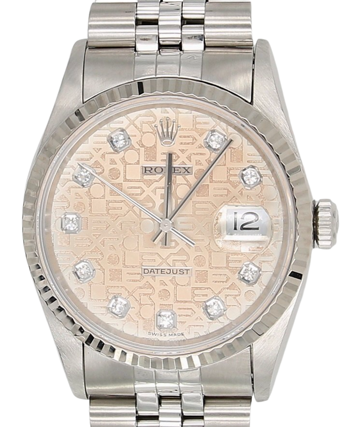 Rolex Datejust ref. 16234 Diamonds Computer Dial Jubilee Bracelet