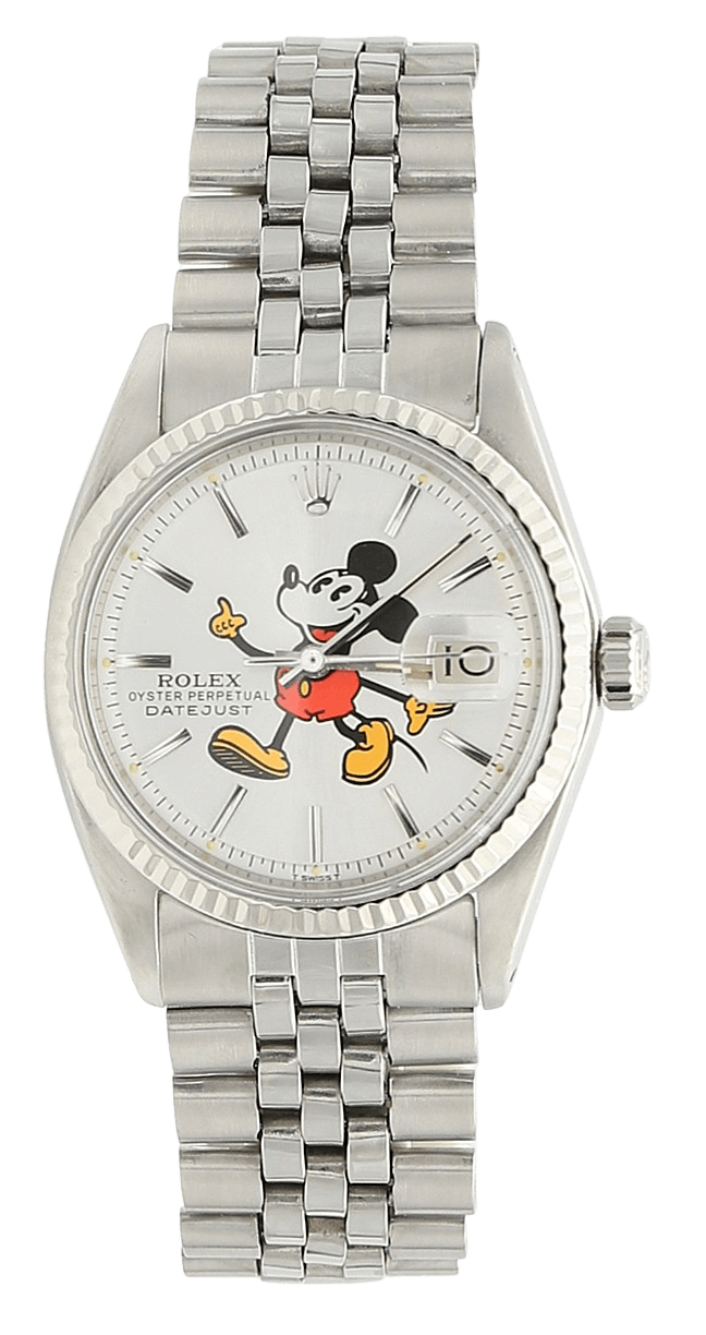 Rolex Datejust ref. 1601 Silver Dial - Mickey Mouse