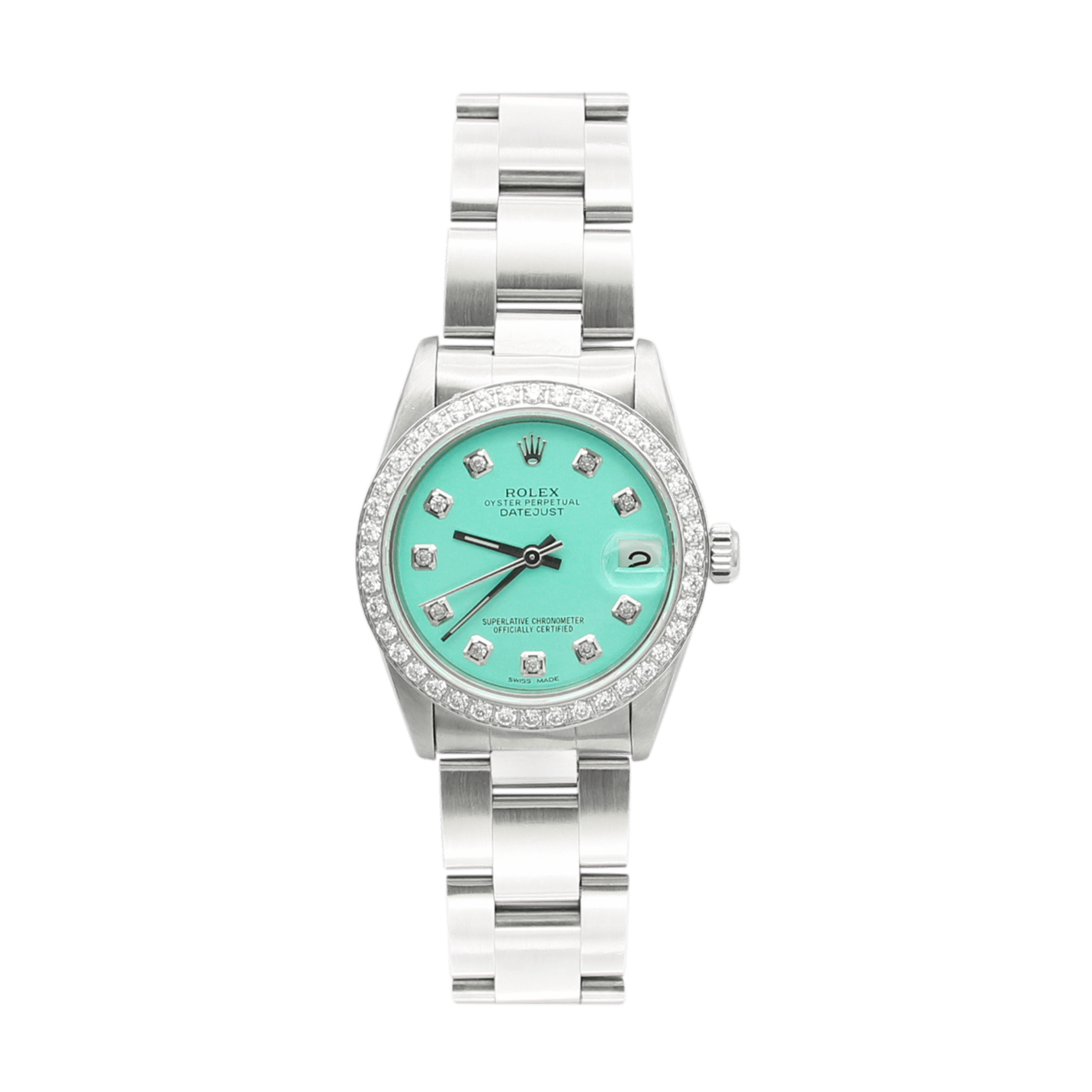 Buy Watch Rolex Datejust Mid-size ref. 68240 with Tiffany dial – Debonar Watches Sp. z